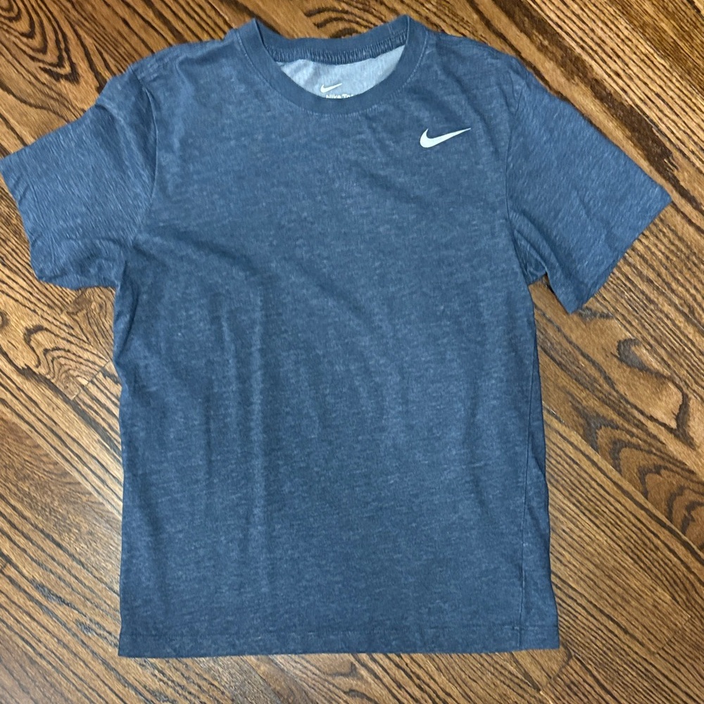 Nike Men's Heathered Blue Short Sleeve Tee